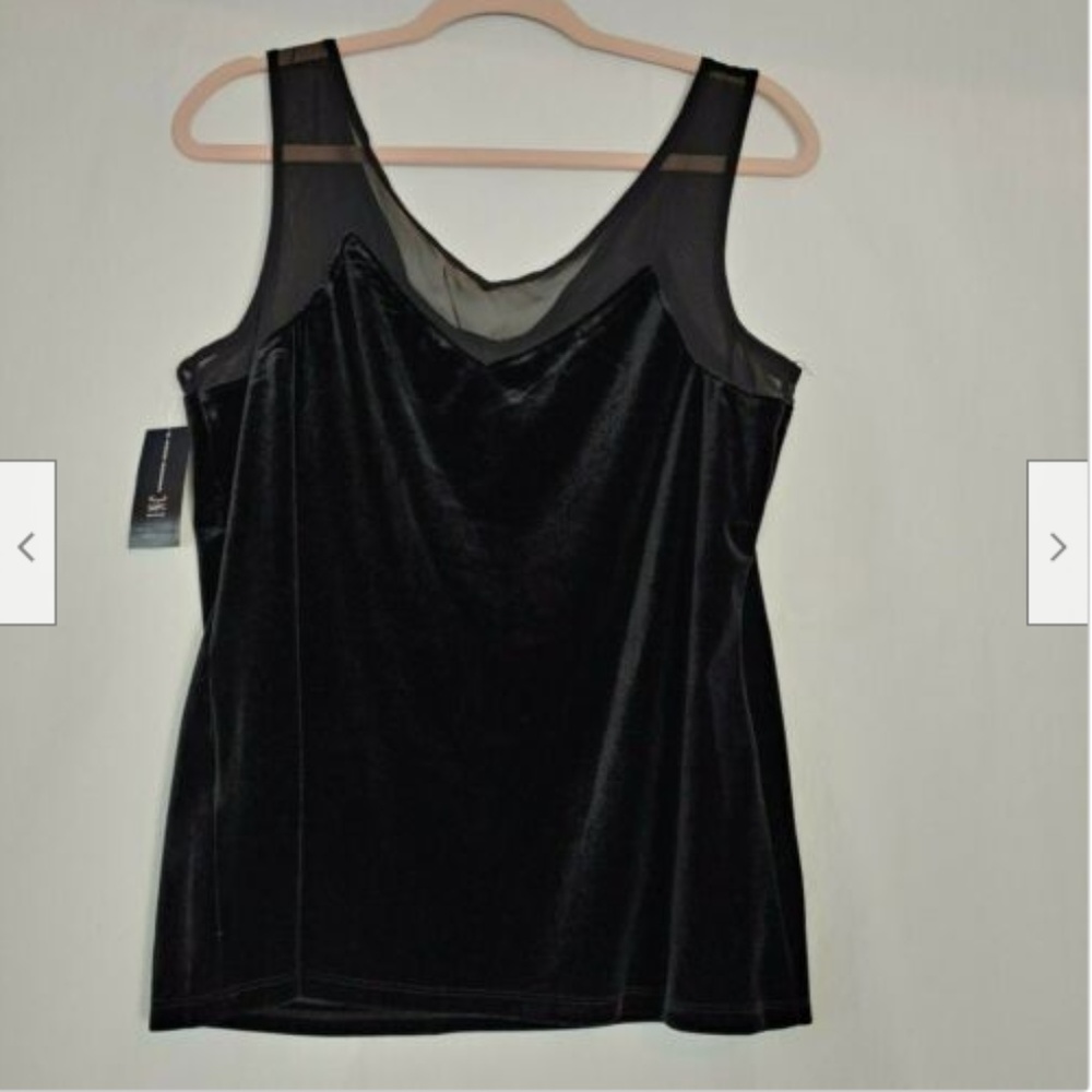 International Concepts Women's Velvet Tank